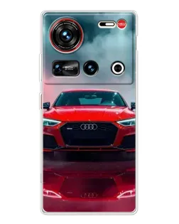 Чехол для ZTE Nubia Z70 Ultra с картинкой «Audi RS — красный стиль»