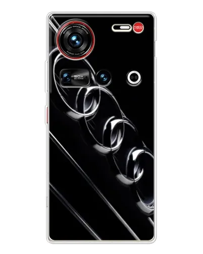 Чехол для ZTE Nubia Z70 Ultra с картинкой «Audi — абстрактные кольца» Чехол для ZTE Nubia Z70 Ultra с картинкой «Audi — абстрактные кольца»