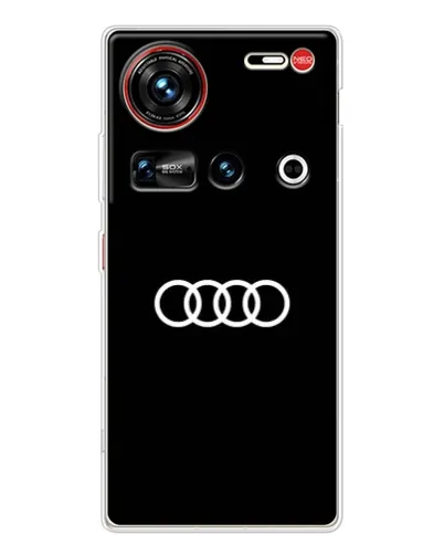 Чехол для ZTE Nubia Z70 Ultra с картинкой «Audi White Logo» Чехол для ZTE Nubia Z70 Ultra с картинкой «Audi White Logo»
