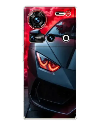 Чехол для ZTE Nubia Z70 Ultra с картинкой «Lamborghini красное сияние»