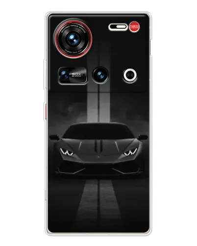 Чехол для ZTE Nubia Z70 Ultra с картинкой «Lamborghini симметрия дорог»