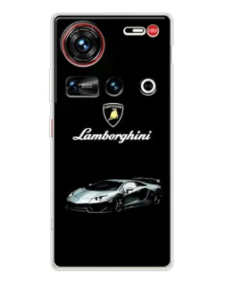 Чехол для ZTE Nubia Z70 Ultra с картинкой «Логотип Lamborghini классика»