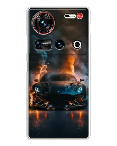 Чехол для ZTE Nubia Z70 Ultra с картинкой «Lamborghini дымная эстетика»