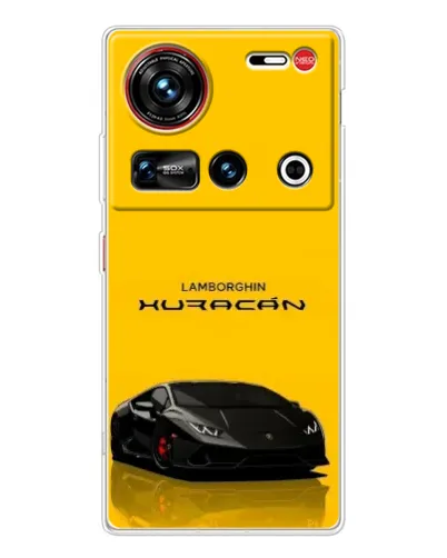 Чехол для ZTE Nubia Z70 Ultra с картинкой «Lamborghini Huracan черный»