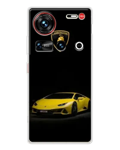 Чехол для ZTE Nubia Z70 Ultra с картинкой «Lamborghini желтый акцент»
