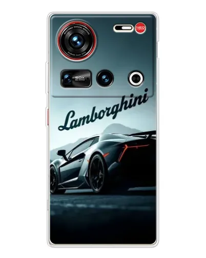 Чехол для ZTE Nubia Z70 Ultra с картинкой «Классическая надпись Lamborghini»