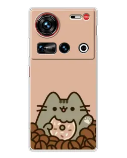 Чохол для ZTE Nubia Z70 Ultra з картинкою «Кавовий Пушин»