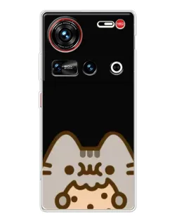 Чохол для ZTE Nubia Z70 Ultra з картинкою «Пушин на чорному»