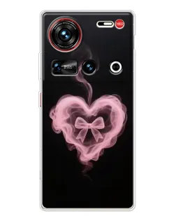Чехол для ZTE Nubia Z70 Ultra с картинкой «Дымчатое сердце» Чехол для ZTE Nubia Z70 Ultra с картинкой «Дымчатое сердце»