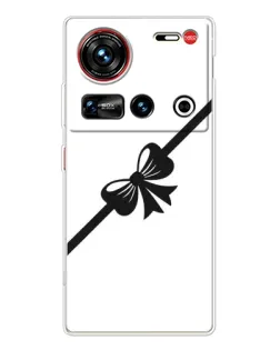 Чехол для ZTE Nubia Z70 Ultra с картинкой «Диагональный бант»