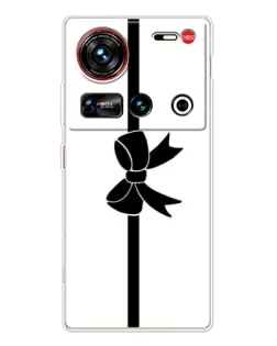 Чехол для ZTE Nubia Z70 Ultra с картинкой «Вертикальный бант»