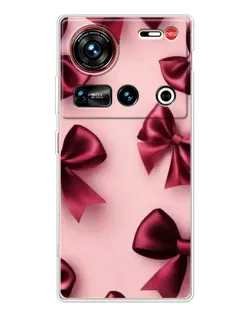 Чехол для ZTE Nubia Z70 Ultra с картинкой «Бордовый атлас»