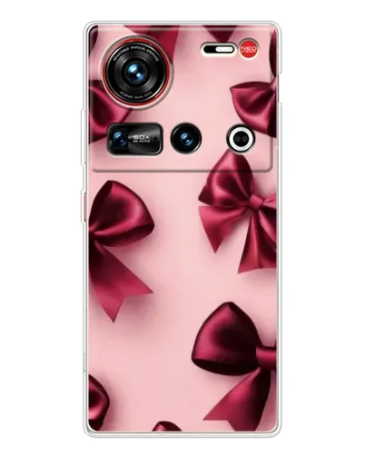 Чехол для ZTE Nubia Z70 Ultra с картинкой «Бордовый атлас»