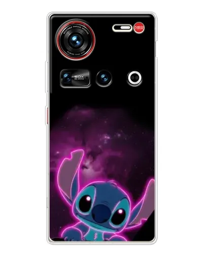Чехол для ZTE Nubia Z70 Ultra с картинкой «Неоновый Stitch»