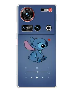 Чехол для ZTE Nubia Z70 Ultra с картинкой «Музыкальный Stitch»