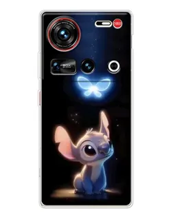 Чехол для ZTE Nubia Z70 Ultra с картинкой «Сияющий Стич»