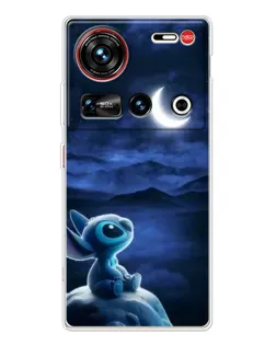 Чехол для ZTE Nubia Z70 Ultra с картинкой «Лунная ночь Стича»