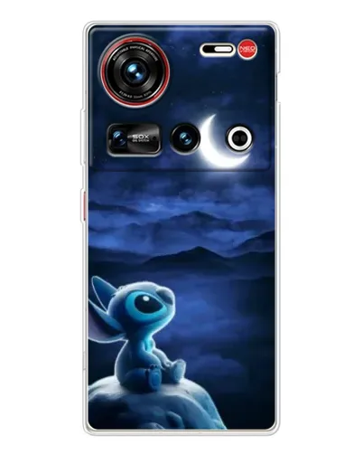 Чехол для ZTE Nubia Z70 Ultra с картинкой «Лунная ночь Стича»