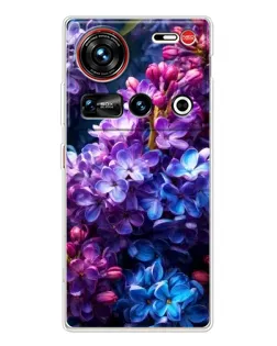 Чехол для ZTE Nubia Z70 Ultra с картинкой «Сиреневый цвет»