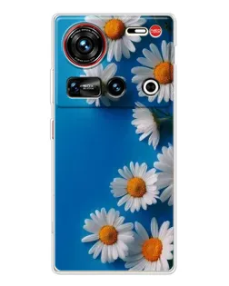 Чехол для ZTE Nubia Z70 Ultra с картинкой «Белоснежные маргаритки»