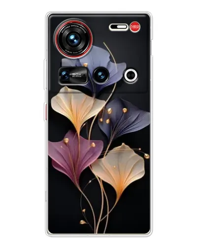Чехол для ZTE Nubia Z70 Ultra с картинкой «Лиловые цветы грации»
