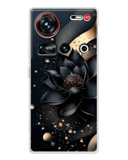 Чехол для ZTE Nubia Z70 Ultra с картинкой «Черный лотос»