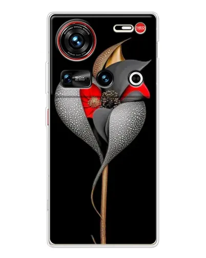 Чохол для ZTE Nubia Z70 Ultra з картинкою «Срібна фантазійна квітка» Чохол для ZTE Nubia Z70 Ultra з картинкою «Срібна фантазійна квітка»