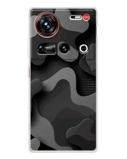 Чехол для ZTE Nubia Z70 Ultra с картинкой «Темный абстрактный камуфляж» Чехол для ZTE Nubia Z70 Ultra с картинкой «Темный абстрактный камуфляж»