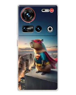 Чохол для ZTE Nubia Z70 Ultra з картинкою «Капі-мен супергерой»