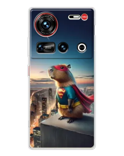 Чехол для ZTE Nubia Z70 Ultra с картинкой «Капи-мен супергерой»