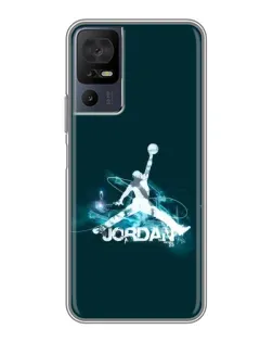 Чехол для ZTE nubia Z80 Ultra с картинкой «Jordan Blue Fire»