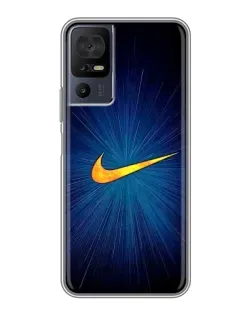 Чехол для ZTE nubia Z80 Ultra с картинкой «Синий пульс Nike»