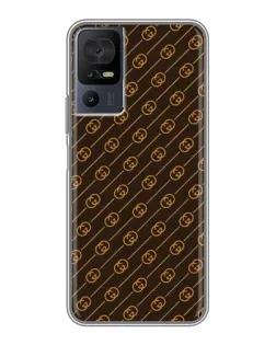Чохол для ZTE nubia Z80 Ultra з картинкою «Gucci — золоті діагоналі»