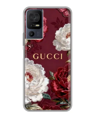 Чехол для ZTE nubia Z80 Ultra с картинкой «Gucci — бордовые розы» Чехол для ZTE nubia Z80 Ultra с картинкой «Gucci — бордовые розы»