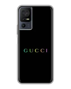 Чехол для ZTE nubia Z80 Ultra с картинкой «Gucci — неоновый минимализм»