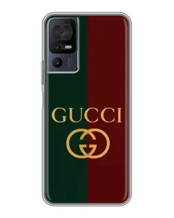 Чехол для ZTE nubia Z80 Ultra с картинкой «Gucci — темно-зеленый градиент»
