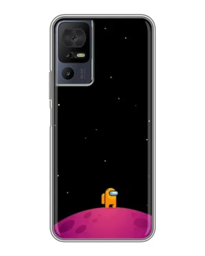 Чехол для ZTE nubia Z80 Ultra с картинкой «Одинокий герой на планете»
