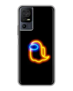 Чехол для ZTE nubia Z80 Ultra с картинкой «Among Us неоновое сияние»