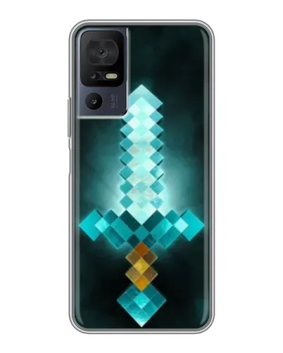 Чохол для ZTE nubia Z80 Ultra з картинкою «Алмазний меч неон»