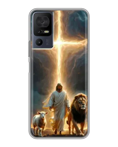Чехол для ZTE nubia Z80 Ultra с картинкой «Лев Иуды и Свет» Чехол для ZTE nubia Z80 Ultra с картинкой «Лев Иуды и Свет»