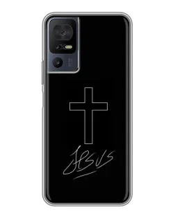 Чохол для ZTE nubia Z80 Ultra з картинкою «Графічний хрест Jesus»