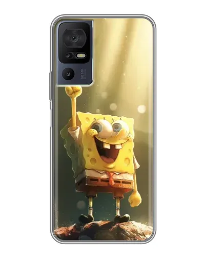 Чохол для ZTE nubia Z80 Ultra з картинкою «Сяючий Спанч Боб»