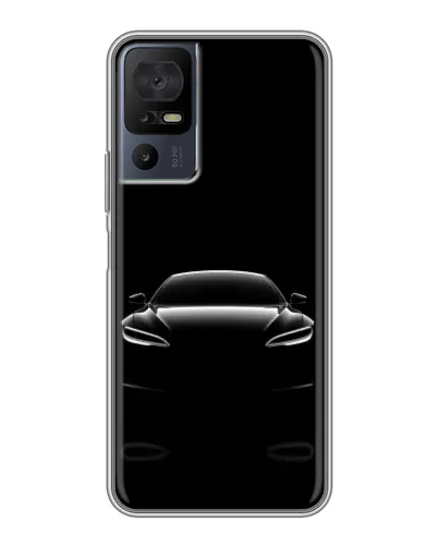 Чехол для ZTE nubia Z80 Ultra с картинкой «Силуэт Tesla Night»