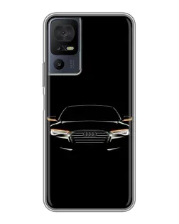 Чохол для ZTE nubia Z80 Ultra з картинкою «Audi — нічний контур»