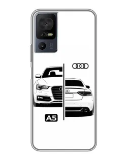 Чохол для ZTE nubia Z80 Ultra з картинкою «Audi — контрастний дизайн»