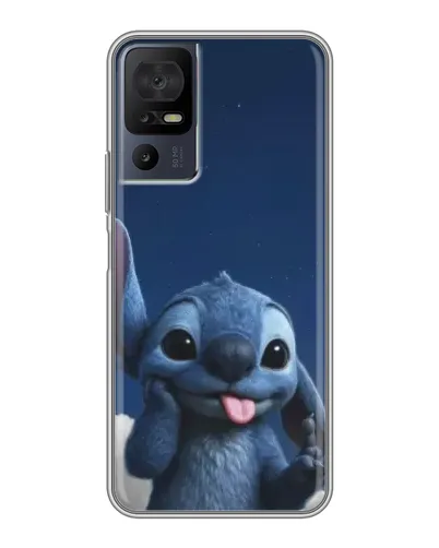 Чехол для ZTE nubia Z80 Ultra с картинкой «Стич в облаках»