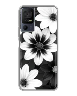 Чохол для ZTE nubia Z80 Ultra з картинкою «Монохромні айстри»