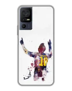 Чехол для ZTE nubia Z80 Ultra с картинкой «Акварельный Месси Барселона»