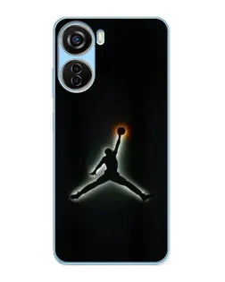Чехол для ZTE V40 Design с картинкой «Jordan Gradient Logo»