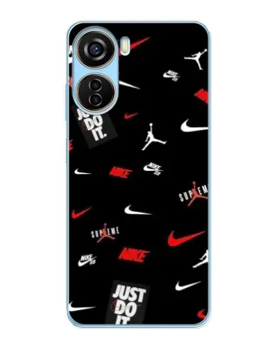 Чехол для ZTE V40 Design с картинкой «Nike Mix Pattern»
